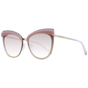 Ana Hickmann Schmetterling Sonnenbrille AH3178 6604A in Rosa – 45° Seitenansicht