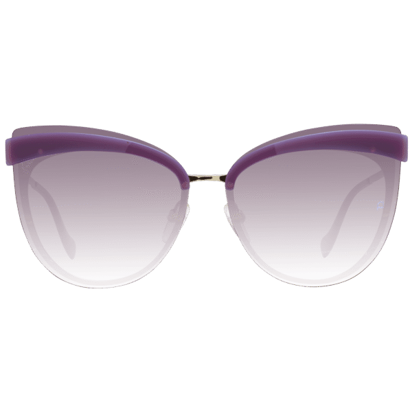 Ana Hickmann Sonnenbrille AH3178 6604D – Frontansicht mit Metall & Kunststoff Rahmen und Braun Gläsern