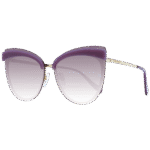 Ana Hickmann Schmetterling Sonnenbrille AH3178 6604D in Lila – 45° Seitenansicht
