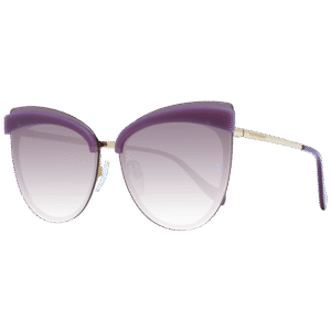 Ana Hickmann Schmetterling Sonnenbrille AH3178 6604D in Lila – 45° Seitenansicht