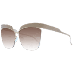 Ana Hickmann Schmetterling Sonnenbrille AH3179 6204A in Beige – 45° Seitenansicht