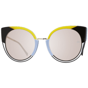 Ana Hickmann Sonnenbrille AH3180 52P01 – Frontansicht mit Metall & Kunststoff Rahmen und Braun Gläsern