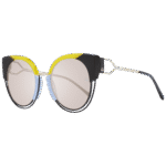 Ana Hickmann Rund Sonnenbrille AH3180 52P01 in Gelb – 45° Seitenansicht