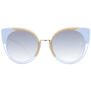 Ana Hickmann Sonnenbrille AH3180 52P02 – Frontansicht mit Metall & Kunststoff Rahmen und Braun Gläsern