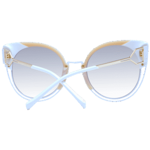 Rückansicht der Ana Hickmann Sonnenbrille AH3180 52P02 – Metall & Kunststoff Rahmen