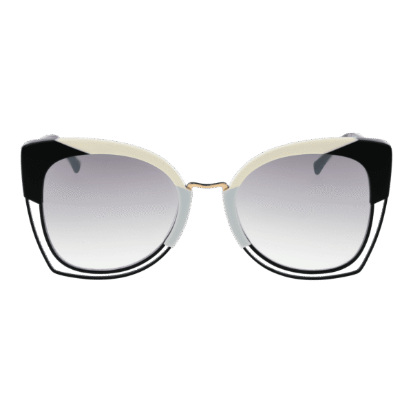 Ana Hickmann Sonnenbrille AH3181 54P02 – Frontansicht mit Azetat Rahmen und Grau Gläsern