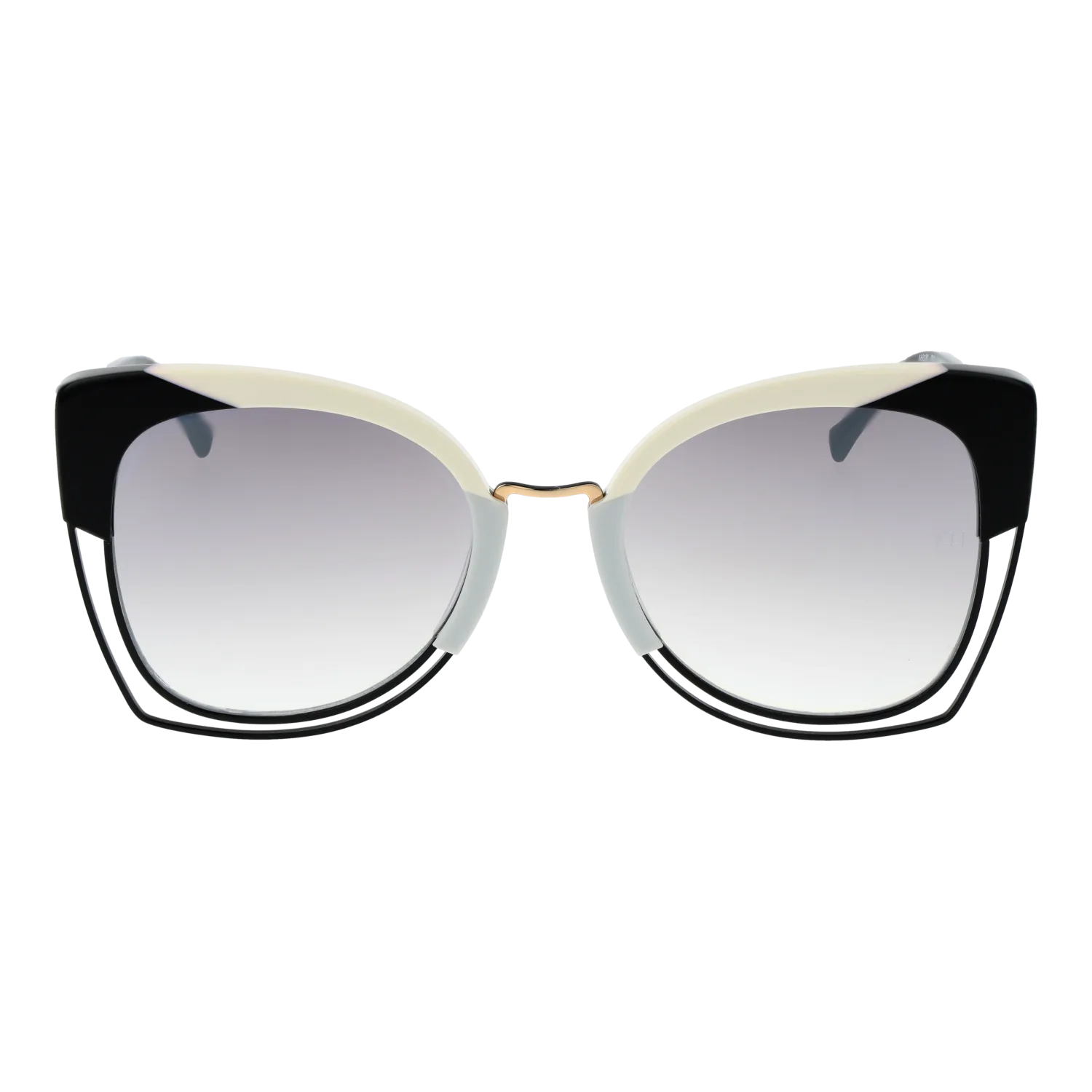 Ana Hickmann Sonnenbrille AH3181 54P02 – Frontansicht mit Azetat Rahmen und Grau Gläsern