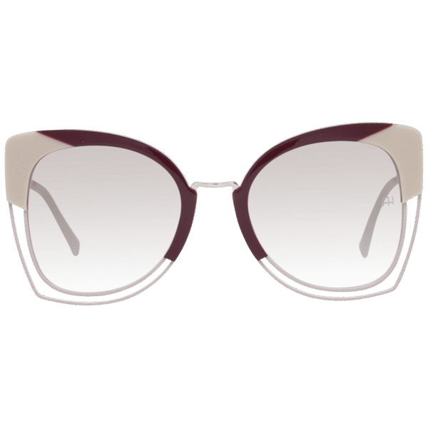 Ana Hickmann Sonnenbrille AH3181 54P04 – Frontansicht mit Azetat Rahmen und Braun Gläsern