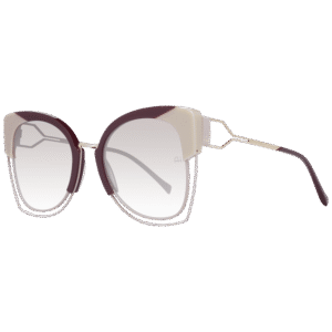 Ana Hickmann Schmetterling Sonnenbrille AH3181 54P04 in Mehrfarbig – 45° Seitenansicht