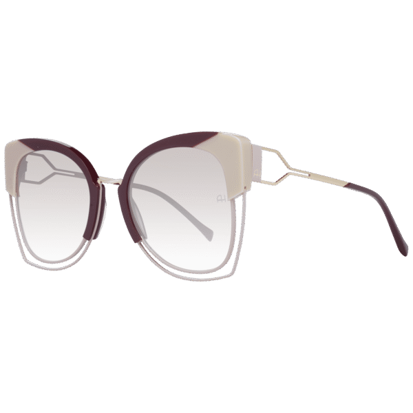 Ana Hickmann Schmetterling Sonnenbrille AH3181 54P04 in Mehrfarbig – 45° Seitenansicht