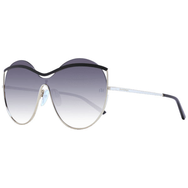 Ana Hickmann Sonnenbrille AH3182 13409A – 45° Seitenansicht Ana Hickmann Monoscheibe Sonnenbrille AH3182 13409A in Schwarz – 45° Seitenansicht