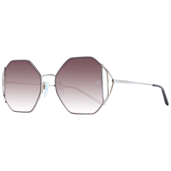 Ana Hickmann Geometric Sonnenbrille AH3185 5404D in Braun – 45° Seitenansicht