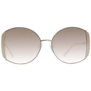 Ana Hickmann Sonnenbrille AH3188 5704A – Frontansicht mit Metall Rahmen und Braun Gläsern