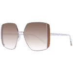 Ana Hickmann Quadrat Sonnenbrille AH3189 5605B in Braun – 45° Seitenansicht