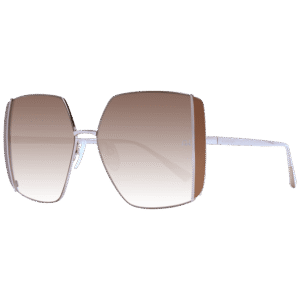 Ana Hickmann Quadrat Sonnenbrille AH3189 5605B in Braun – 45° Seitenansicht