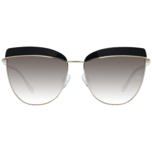 Ana Hickmann Sonnenbrille AH3190 59A01 – Frontansicht mit Azetat & Metall Rahmen und Grau Gläsern