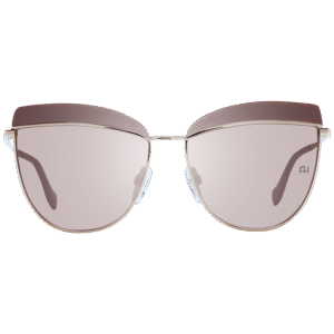 Ana Hickmann Sonnenbrille AH3190 59D01 – Frontansicht mit Azetat & Metall Rahmen und Braun Gläsern
