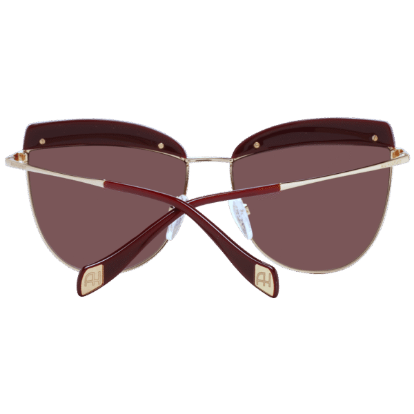 Rückansicht der Ana Hickmann Sonnenbrille AH3190 59D01 – Azetat & Metall Rahmen