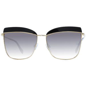 Ana Hickmann Sonnenbrille AH3191 59A01 – Frontansicht mit Metall & Kunststoff Rahmen und Schwarz Gläsern