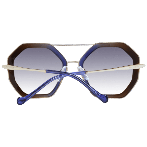 Rückansicht der Ana Hickmann Sonnenbrille AH3198 53C01 – Metall & Kunststoff Rahmen