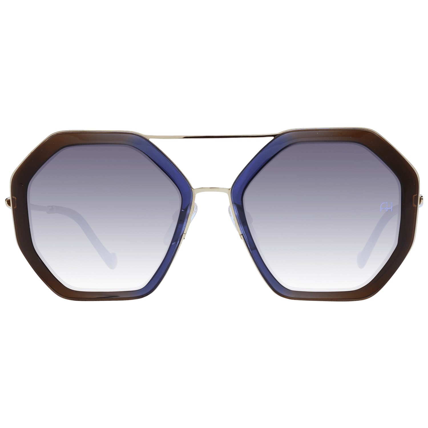 Ana Hickmann Sonnenbrille AH3199 51C01 – Frontansicht mit Metall & Kunststoff Rahmen und Grau Gläsern