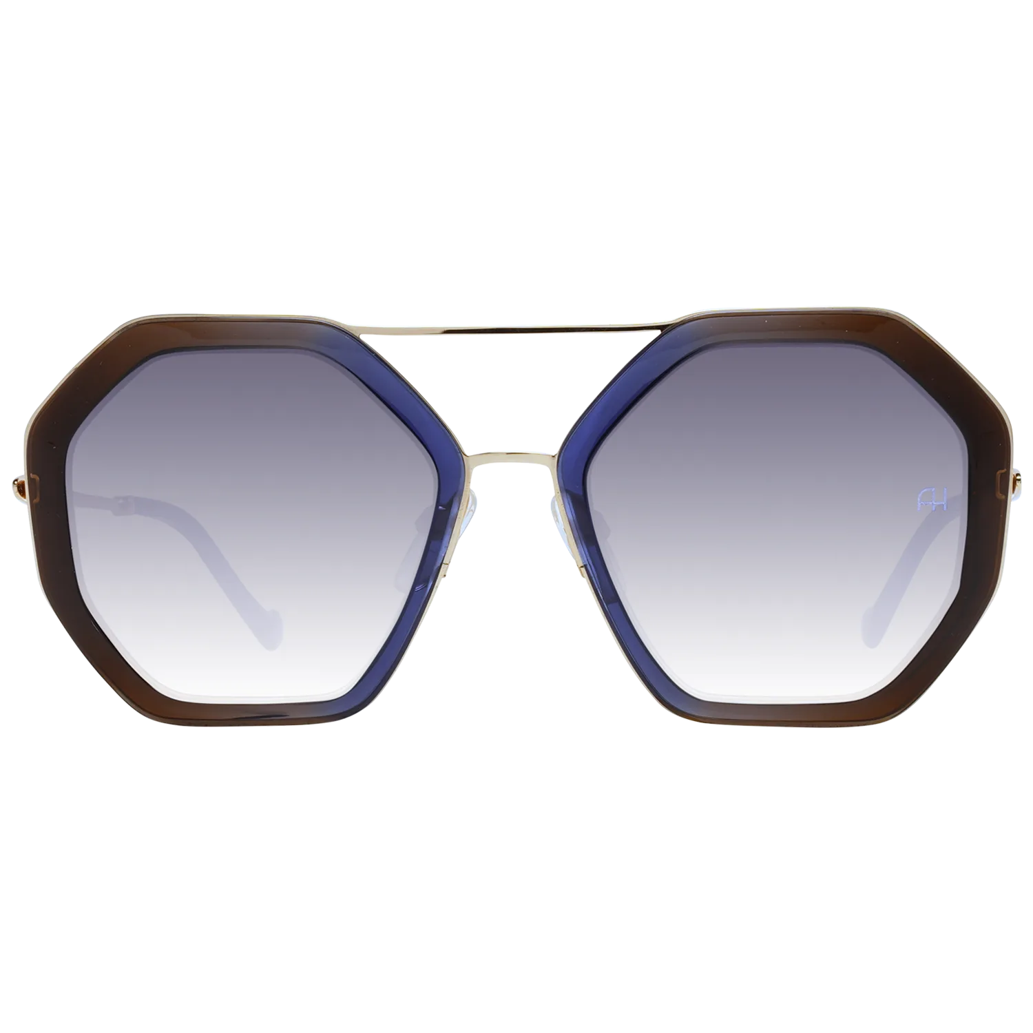 Ana Hickmann Sonnenbrille AH3199 51C01 – Frontansicht mit Metall & Kunststoff Rahmen und Grau Gläsern