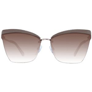 Ana Hickmann Sonnenbrille AH3209 6404C – Frontansicht mit Metall Rahmen und Braun Gläsern