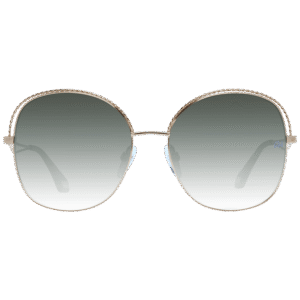 Ana Hickmann Sonnenbrille AH3243 5704A – Frontansicht mit Metall Rahmen und Grün Gläsern