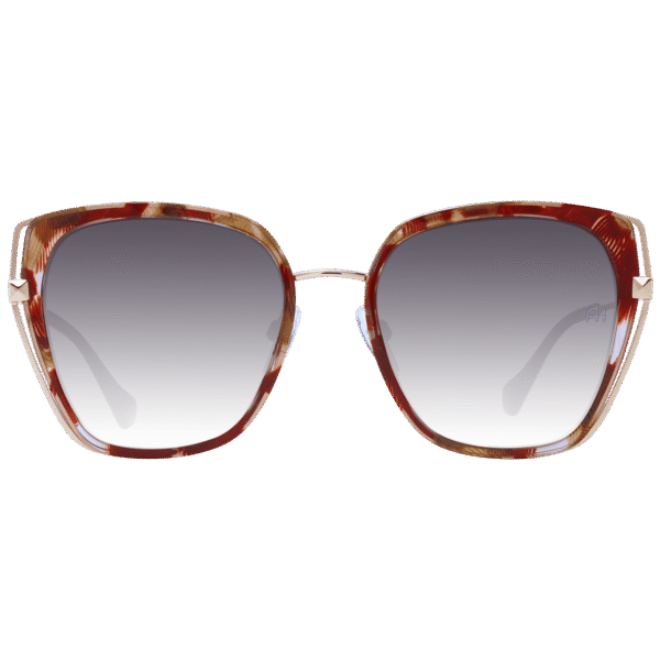 Ana Hickmann Sonnenbrille AH3245 54G22 – Frontansicht mit Metall Rahmen und Grau Gläsern