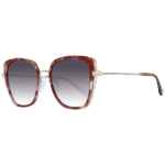 Ana Hickmann Quadrat Sonnenbrille AH3245 54G22 in Rot – 45° Seitenansicht