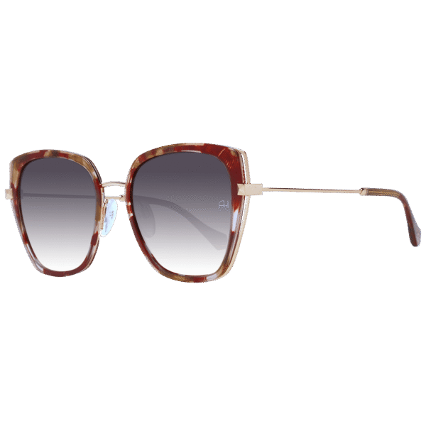 Ana Hickmann Sonnenbrille AH3245 54G22 – 45° Seitenansicht Ana Hickmann Quadrat Sonnenbrille AH3245 54G22 in Rot – 45° Seitenansicht