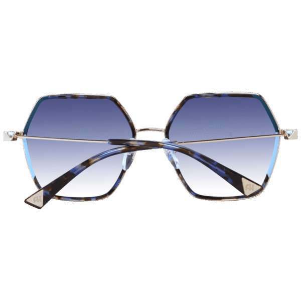 Rückansicht der Ana Hickmann Sonnenbrille AH3249 58P02 – Metall Rahmen