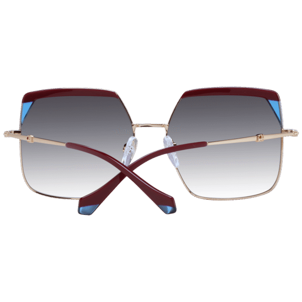 Rückansicht der Ana Hickmann Sonnenbrille AH3253 59P02 – Metall & Kunststoff Rahmen