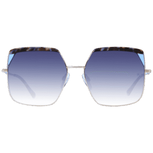 Ana Hickmann Sonnenbrille AH3253 59P03 – Frontansicht mit Metall & Kunststoff Rahmen und Blau Gläsern