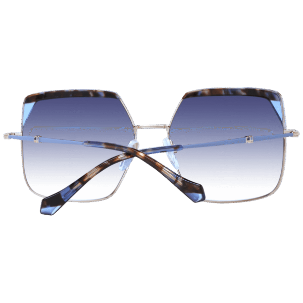 Rückansicht der Ana Hickmann Sonnenbrille AH3253 59P03 – Metall & Kunststoff Rahmen