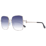 Ana Hickmann Quadrat Sonnenbrille AH3263 5804A in Gold – 45° Seitenansicht