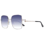 Ana Hickmann Quadrat Sonnenbrille AH3263 5804A in Gold – 45° Seitenansicht