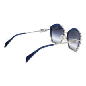 Rückansicht der Ana Hickmann Sonnenbrille AH3284 56C02 – Metall Rahmen