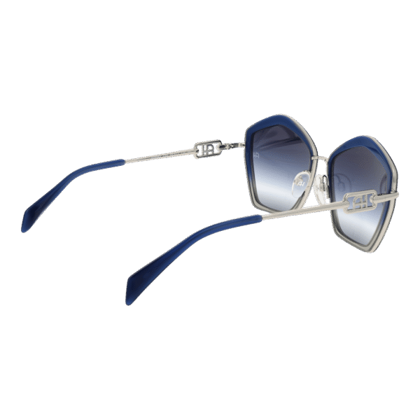 Rückansicht der Ana Hickmann Sonnenbrille AH3284 56C02 – Metall Rahmen