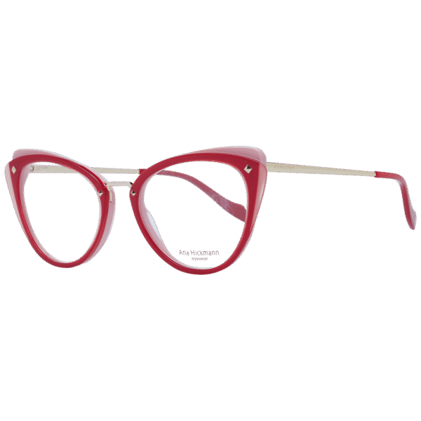 Ana Hickmann Brille AH6326 52H03 – 45° Seitenansicht Ana Hickmann )} Brille AH6326 52H03 in Rot