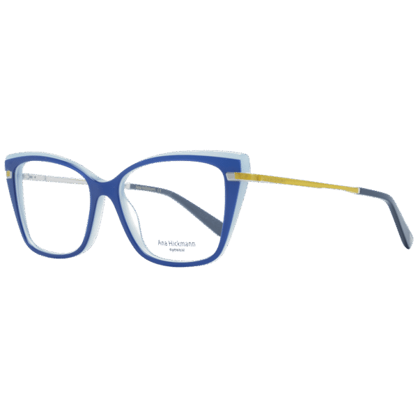 Ana Hickmann Brille AH6372 5503S – 45° Seitenansicht Ana Hickmann )} Brille AH6372 5503S in Blau