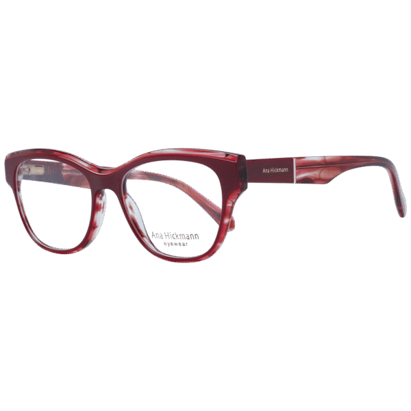 Ana Hickmann Brille AH6472 53H03 – 45° Seitenansicht Ana Hickmann )} Brille AH6472 53H03 in Rot