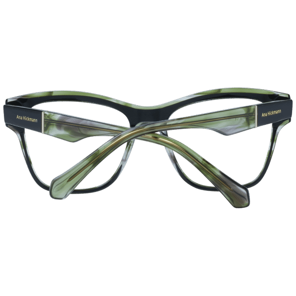 Frontansicht der Ana Hickmann Brille AH6474 52H01 – Rahmen Azetat