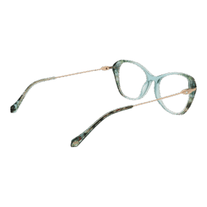 Frontansicht der Ana Hickmann Brille AH6495T 54C01 – Rahmen Azetat