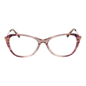 Frontansicht der Ana Hickmann Brille AH6495T 54C02 – Rahmen Titan