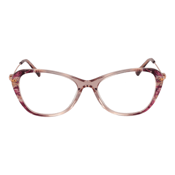 Frontansicht der Ana Hickmann Brille AH6495T 54C02 – Rahmen Titan