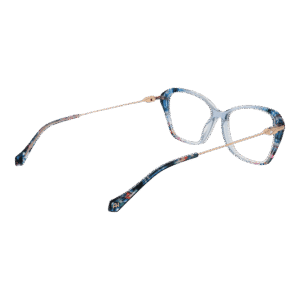 Frontansicht der Ana Hickmann Brille AH6496T 54C01 – Rahmen Azetat