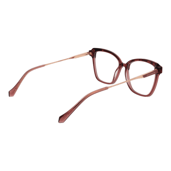 Frontansicht der Ana Hickmann Brille AH6505 53G22 – Rahmen Azetat