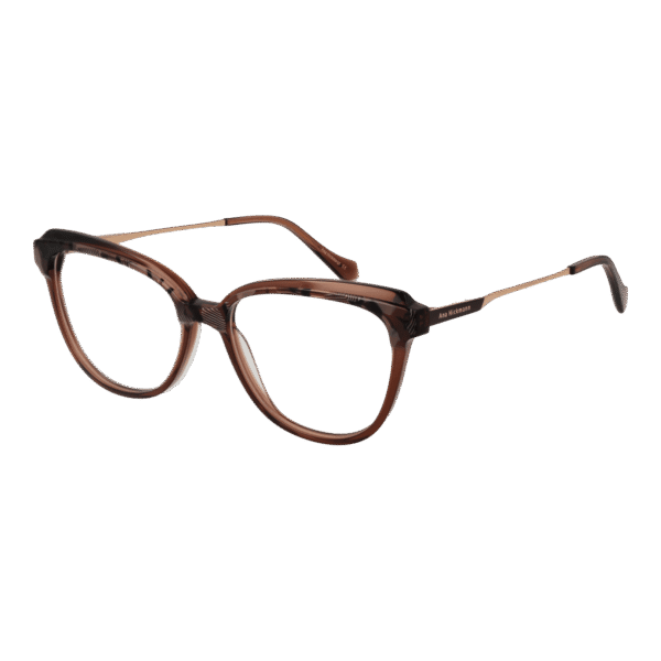 Ana Hickmann Brille AH6506 54G23 – 45° Seitenansicht Ana Hickmann )} Brille AH6506 54G23 in Braun
