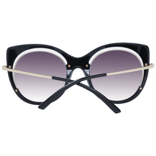 Rückansicht der Ana Hickmann Sonnenbrille AH9265 54A01 – Metall & Kunststoff Rahmen